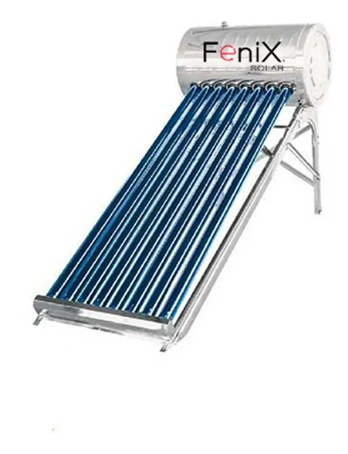 Calentador Solar Fenix 8 Tubos 90 Litros Baja Presión